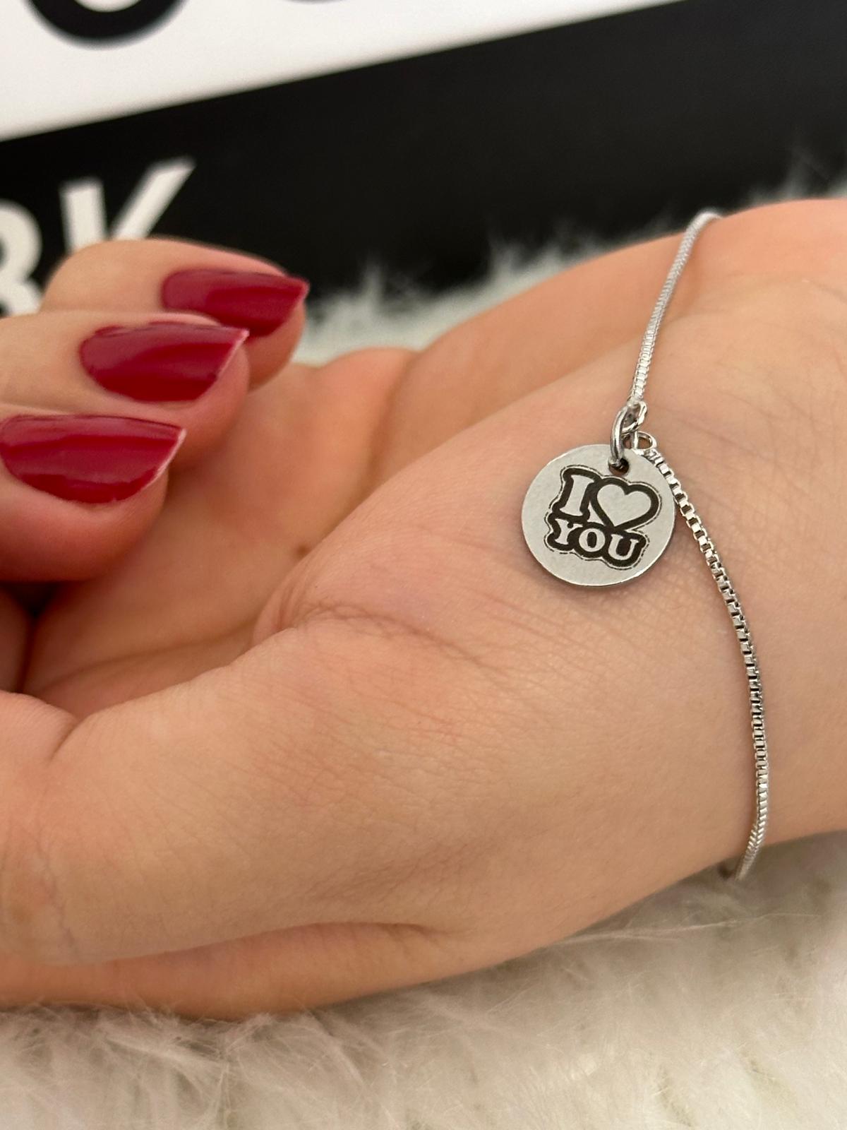 Pendentif rond personnalisé en acier inoxydable
