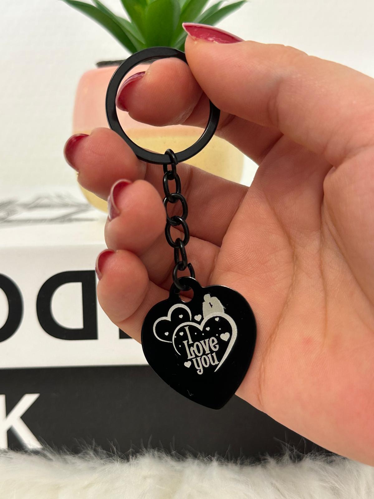 Stainless steel keychain - custom engraving